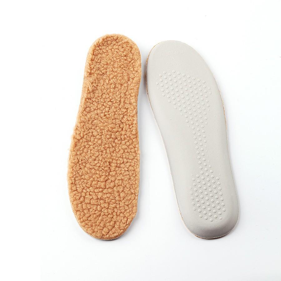 

Мужские и женские утолщенные стельки из овечьей шерсти и латекса - Теплые, Влаговпитывающие, Дезодорирующие, Супермягкие, Удобные для зимы 43-44 коричневый