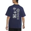Nike T Shirts Men's Navy Blue Crew Neck Moderate Straight Fit DM7899-410