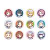 Gakuen Idolmaster Mini Character 57mm Can Badge Box of 12