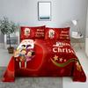 Cartoon Christmas Duvet Cover Happy Family Pillowcase Bedding Set Adult Boys Girls Bedroom Decoration Gift Single Double Size