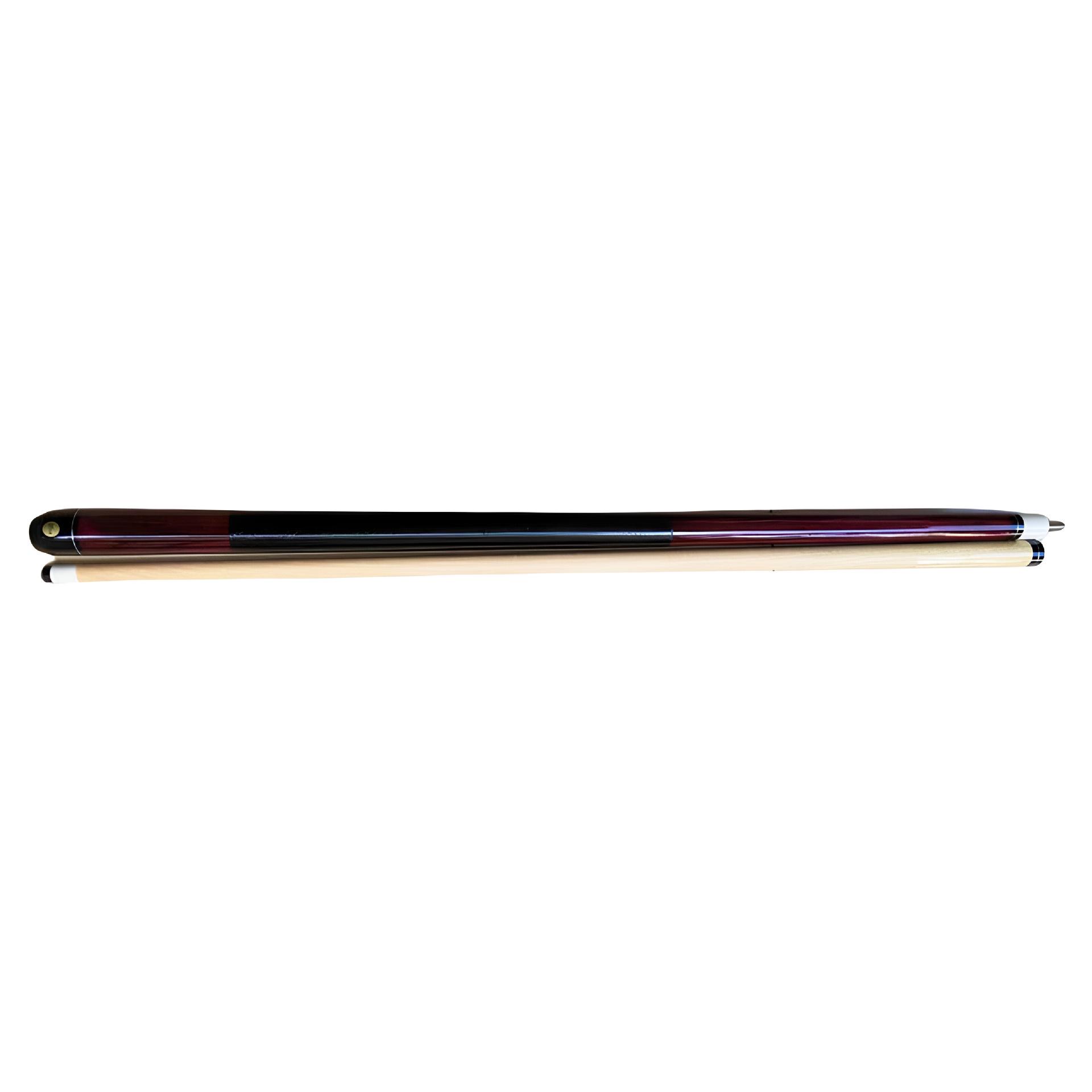 Fancy Nine-Ball Maple Cue: Two-Piece Billiard Cue with Big Head, 13MM Tip, 16 Colors