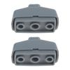 2Pcs Car Front Sun Visor Bracket Clips Car Hook Fasteners 3B0857563 3B0857561B for Skoda Fabia Octavia Superb Auto Parts Grey