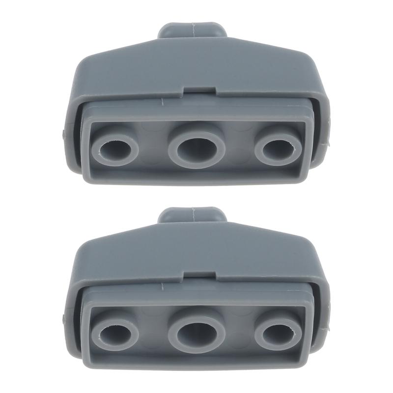 2Pcs Car Front Sun Visor Bracket Clips Car Hook Fasteners 3B0857563 3B0857561B for Skoda Fabia Octavia Superb Auto Parts Grey
