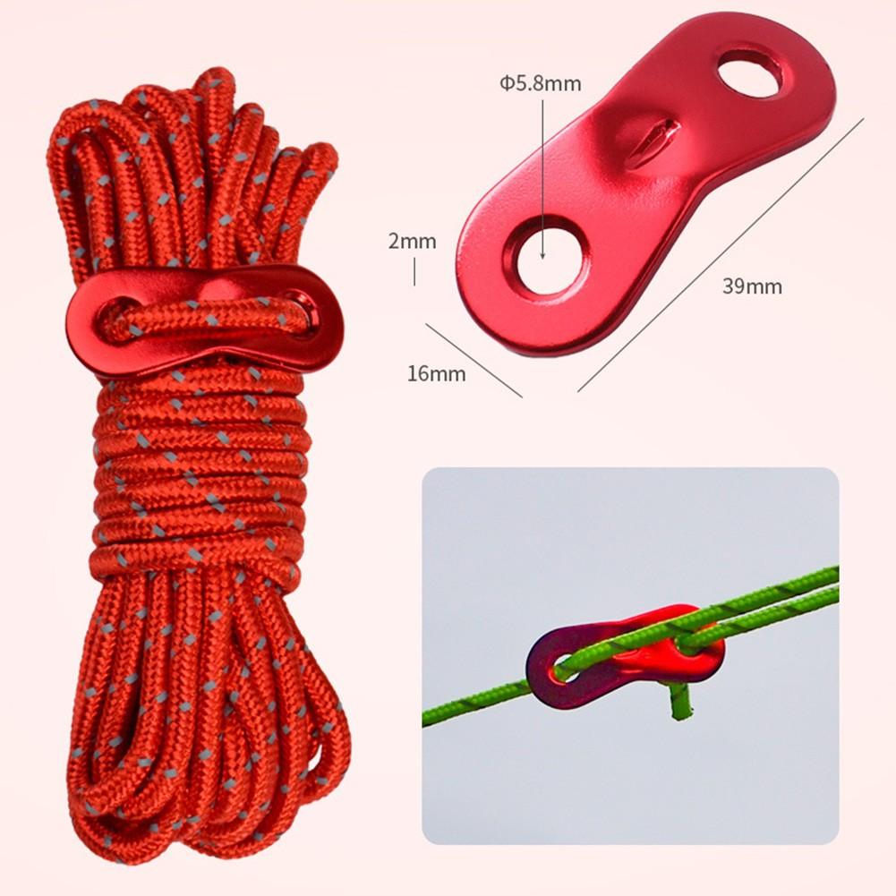 Running Reflective Rope Cheap 4x/set 4m Guy Rope Reflective Cord-Lines With Runners Tent ...