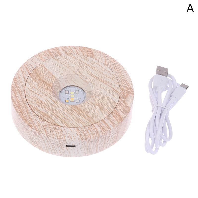 

Вращающийся стенд для кристаллов, стеклянного искусства, вращающаяся платформа с регулируемой скоростью, 4,5 дюйма, 7 режимов освещения, светодиодный вращающийся стенд