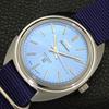 VINTAGE HMT KOHINOOR HAND-WINDING INDIAN MENS SKY BLUE DIAL WATCH A441043-4