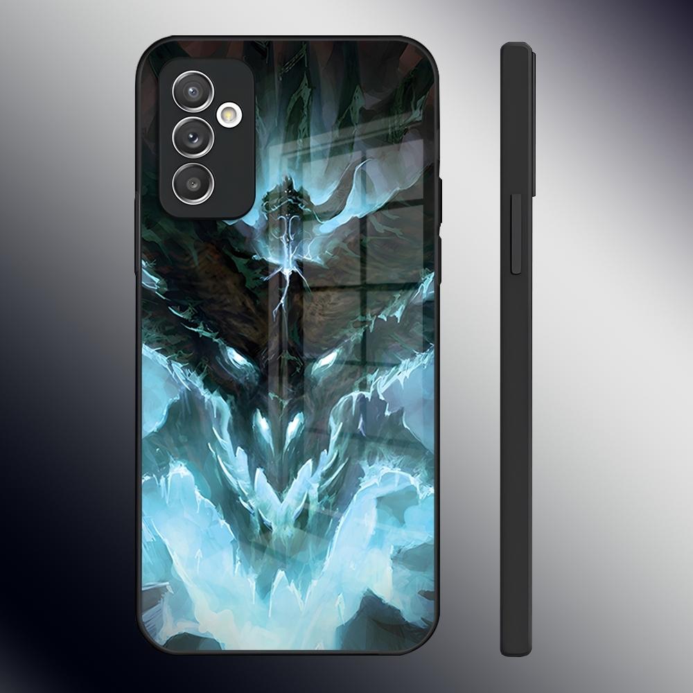 W-World Of W-Warcraft Phone Case For Samsung S24 Ultra S23 S22 S20 Fe S21 Plus A54 A34 A24 A53 A13 A16 Glass Back Cover