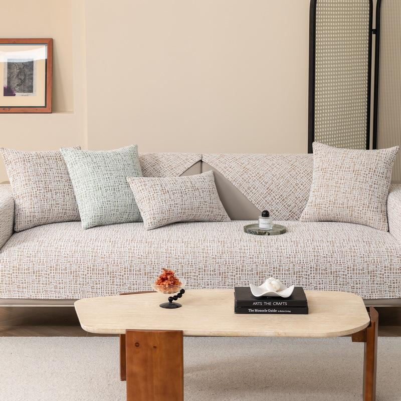 Подушка для дивана из шенилла — фото 5