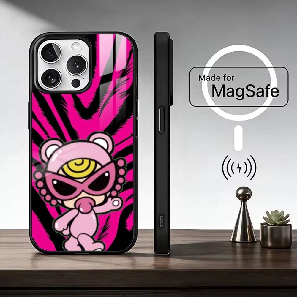 H-Hysteric M-Minii Phone Case For iPhone17,16,15,14,13,12,11 Plus,Pro Max Magnetic For Magsafe Wireless Charging