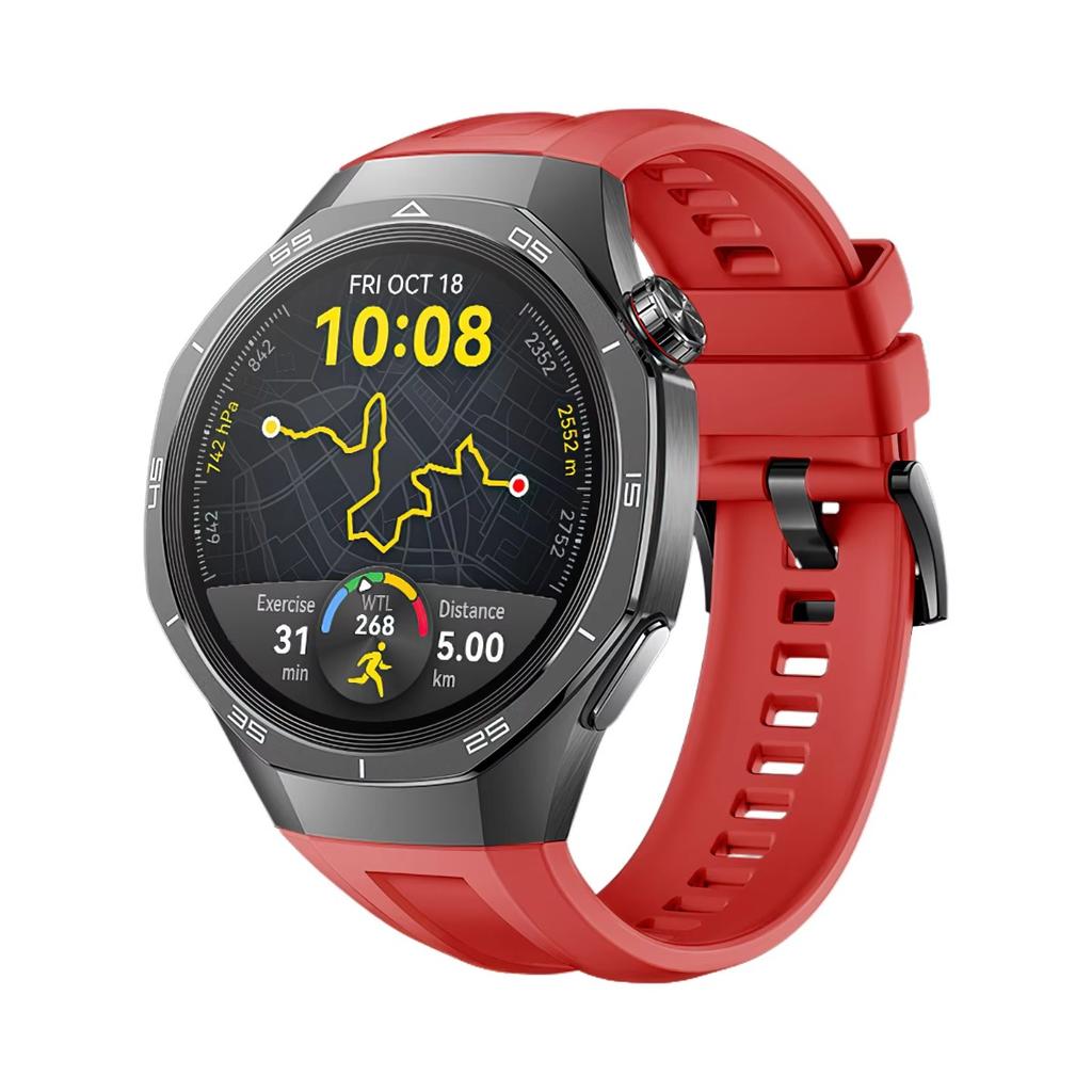 Official Silicone Strap For Huawei Watch GT5 Pro 46mm 22mm Soft Sport Wrist Band For Huawei Watch GT 5 Pro Smart Watch Bracelet Accessories
