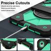 Heavy Defense Armor ProtectiveTablet Case For Samsung S11 S10 S9 FE A11 A9 Plus A7 Lite with Lanyard Thick Shockproof with Rotating Kickstand Cover