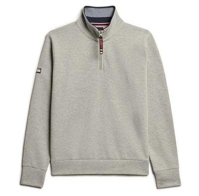 Superdry Core Pique Henley Half Zip Sweatshirt