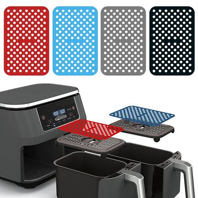 Accessories Rectangle Nonstick For Ninja DZ201 Foodi Air Fryer Mat Reusable Silicone Liners