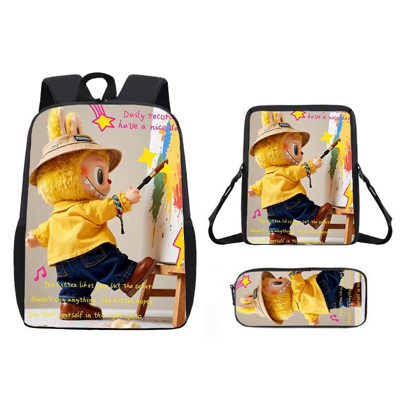 Anime Shoulder Cartoon Bag Pencil Case School Backpack For Children
