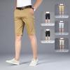 2023 Men's Slim Fit Straight-Leg Mid-Length Casual Business Shorts
