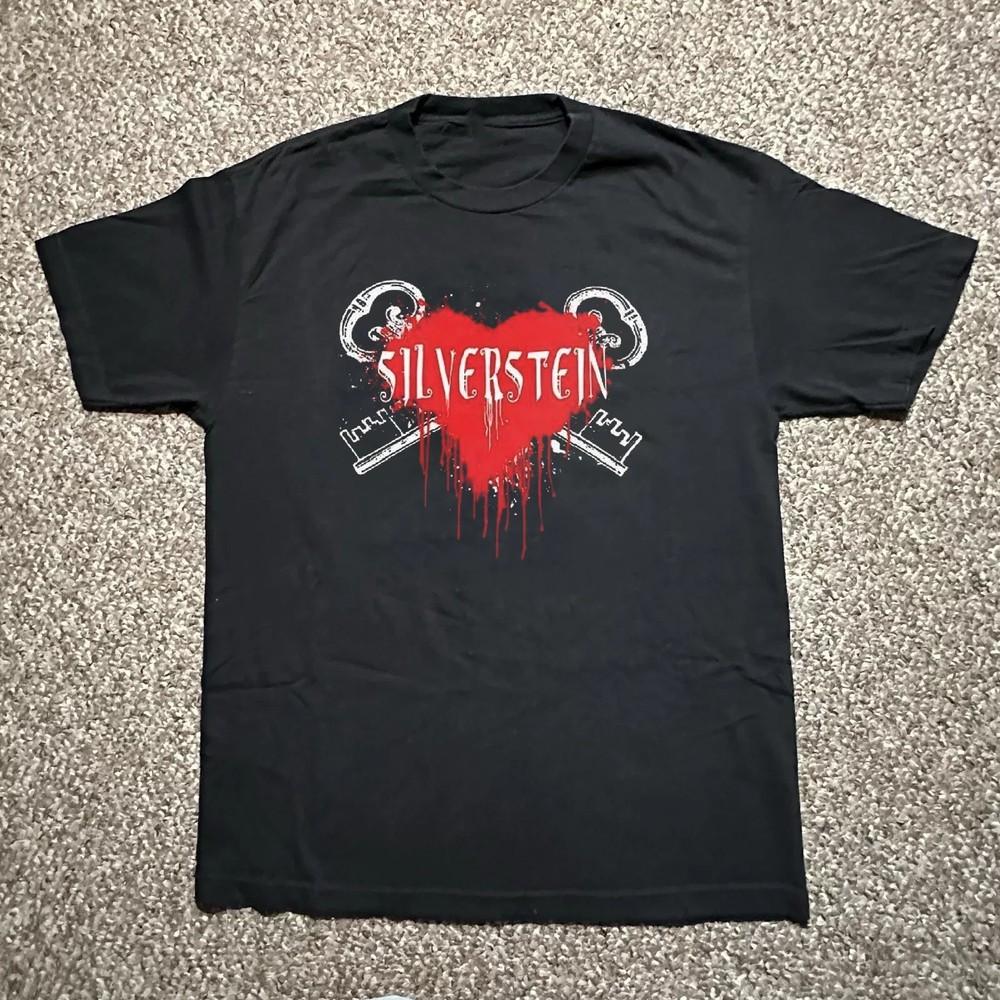 NEW Silverstein Band logo Gift For Fan Black All Size Shirt Unisex T-Shirt S