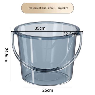 Thickened Transparent Plastic Fishing Bucket