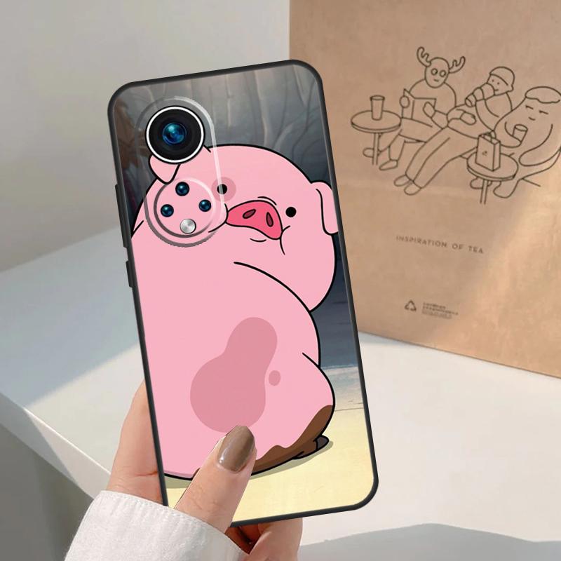 Cartoon Pig For Honor Magic 8 7 6 5 Pro Case For Honor X9d X9c X9b X9a X8c X8b Win 200 400 50 70 90 Lite