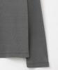 MILLO WOMEN Button Mix T-Shirt [Charcoal]