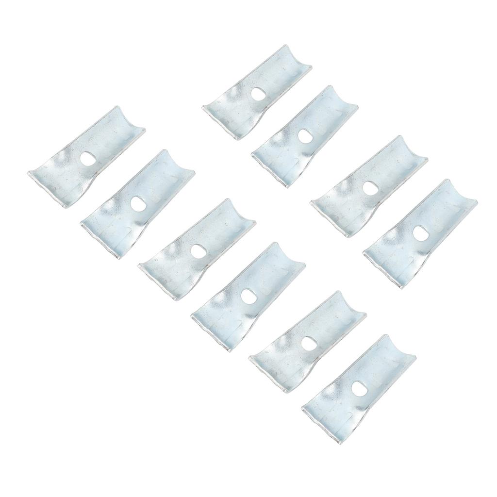 5 Sätze Wasserrohrbefestigungsklammer Aluminiumplattiertes Zink Geflügel Hühner Wasserversorgungsrohre Klemmen Leitungsaufhänger Haken für Bauernhof