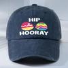 Hip Hooray Easter Egg Print Baseball Cap Polyester Adjustable Casual Outdoor Sports Unisex Adult Hat