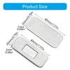 Durability Stainless Steel Door Stoppers for Cabinets Powerful Magnets Wardrobe Adhesive Mount Simple Setups
