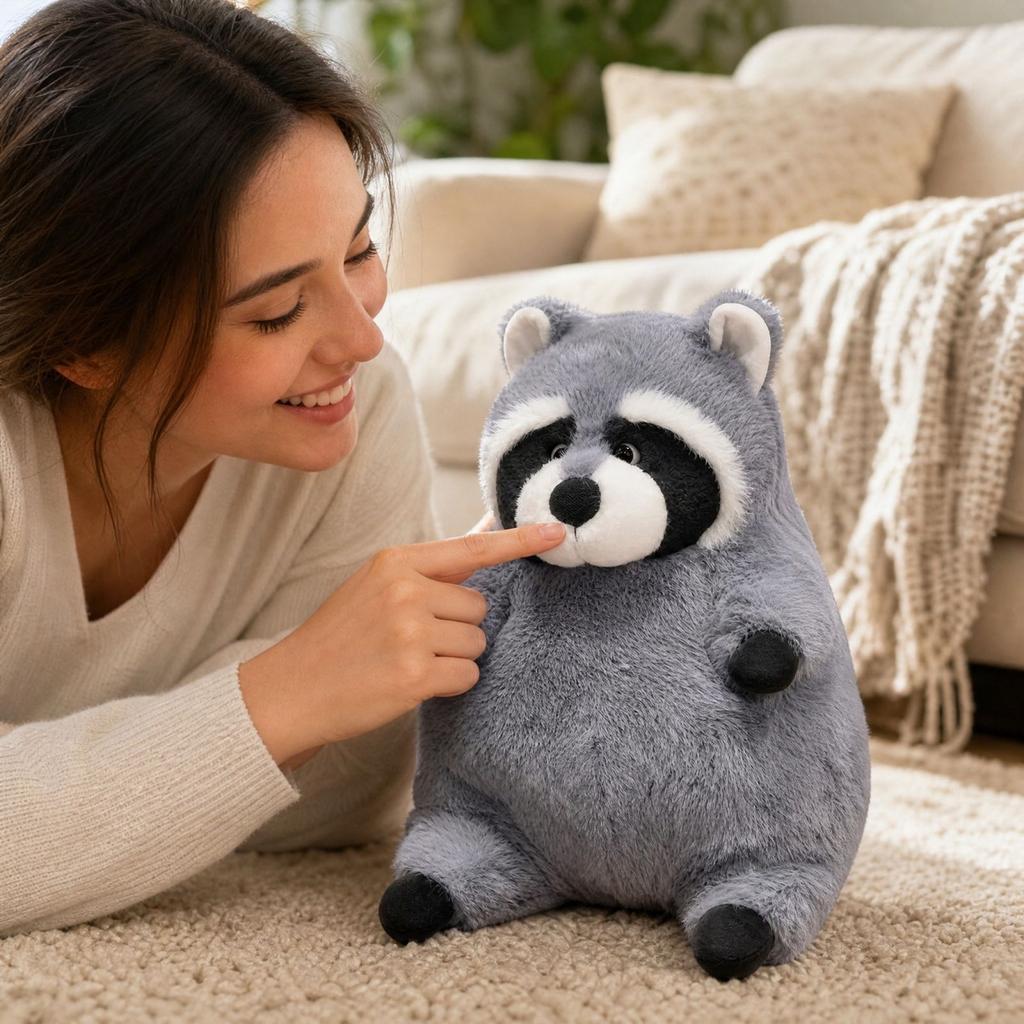 Weiches Kuscheltier Plüschtier für Heimdekoration und zum Spielen, Niedliches Geburtstagsgeschenk für Kinder und Erwachsene