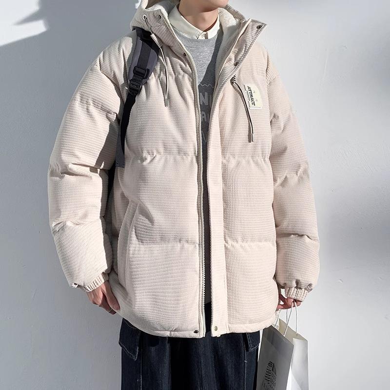 

Мужская зимняя новая модная брендовая вельветовая хлопковая куртка с подкладкой, одежда из овечьей шерсти для защиты от холода, сверхпрочная хлопковая одежда с подкладкой для защиты от холода 3XL [Height 178-190 Weight 180-210]