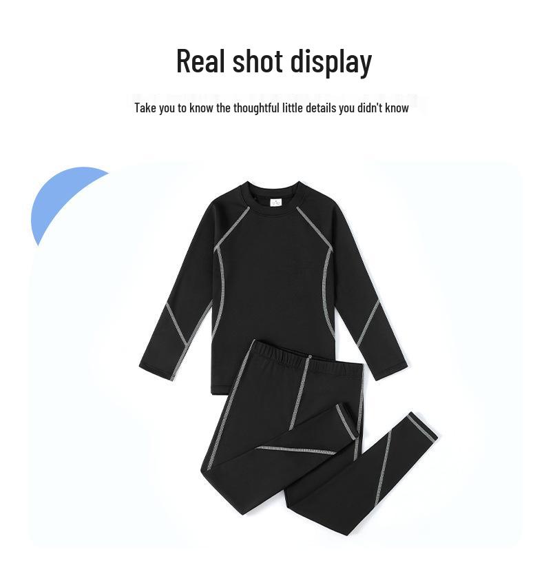 Set sport de băieți cu uscare rapidă, din două piese: Baschet, Fotbal, Strat de bază pentru fitness pentru alergare