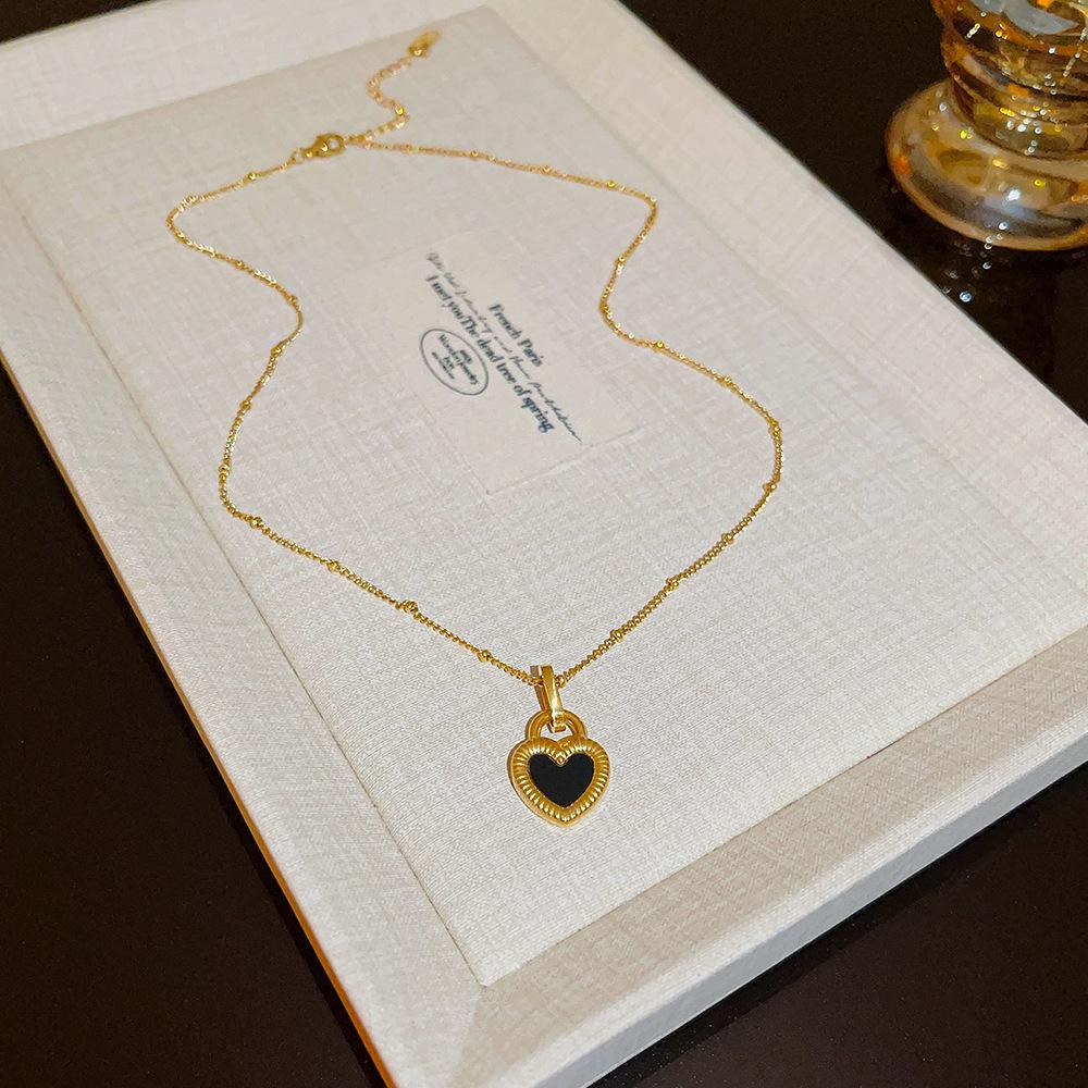 Elegant Titanium Steel Necklace: Chic, Durable, Non-Fading Design for Women