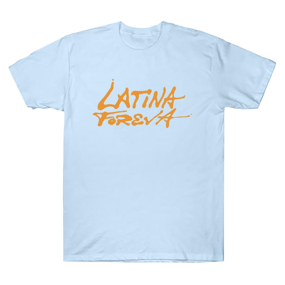 Latina Foreva Tee Karol G Merch T-shirts Casual Women Men Long Sleeve Top O Neck Cotton Clothes High Street Loose Casual T Shirt