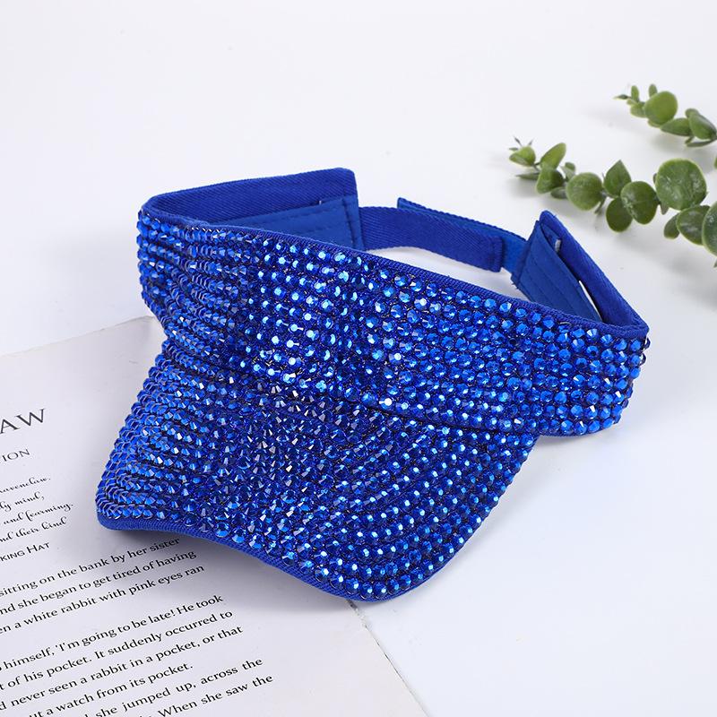Hollow Out Baseball Cap Set with Diamond Baseball Cap for Men and Women Fedora Colored Diamond Summer Travel Party Hat
