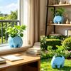 1/5x Elephant-Shaped Flower Pots Decorative Items for Living Room Tv Cabinets Mini Plant Pots Home Office Decoration Supplies