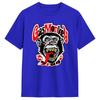 Monkey Gas Garage TShirt Unisex Awesome Pure Cotton Tee Shirt Round Neck Short Sleeve T Shirts Adult Tops