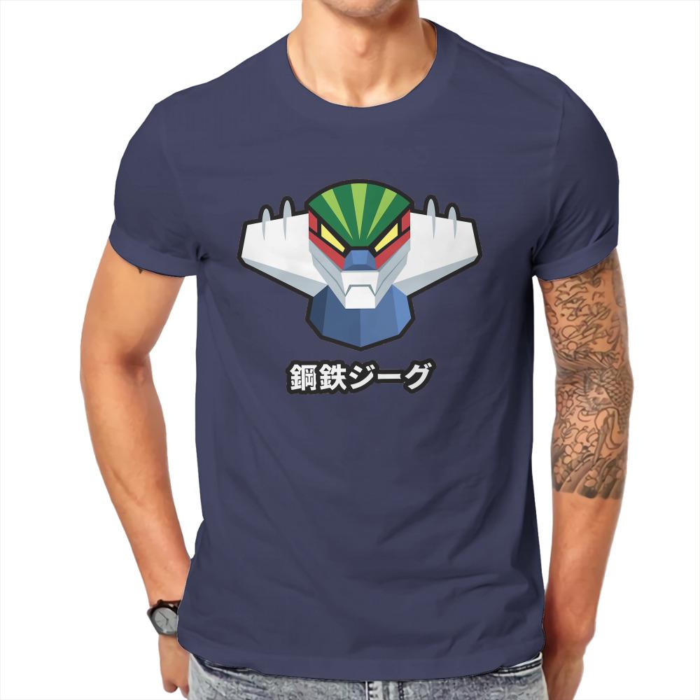 ZX Kotetsu Jeeg Roboter T-Shirt Klassisch Punk Sommer Baumwolle Herren T-Shirts Harajuku Rundhals T-Shirt