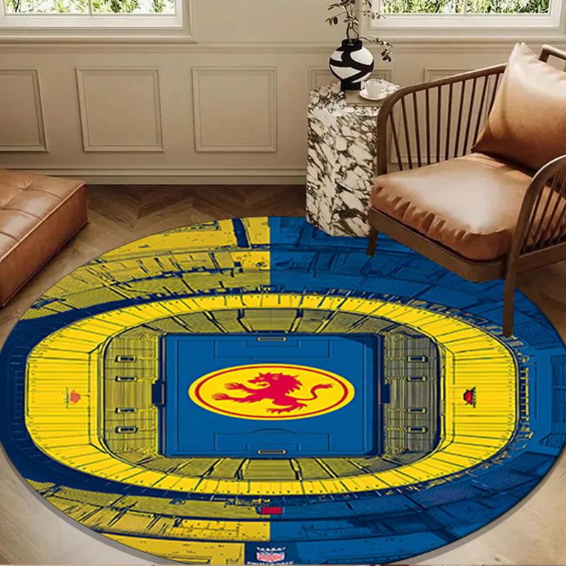 Braunsch-weiger Sports Emblem Round Mat Home Decor, Chair Rug For livingroom,Bedroom, Doormat Home Decor Birthday Gift Christmas Gifts