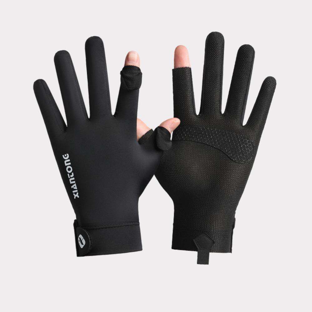 

1 пара тонких солнцезащитных перчаток из ледяного шелка, эластичные перчатки для велоспорта и вождения, для верховой езды и вождения Style 4