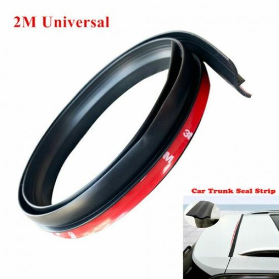 

2M Rubber Black Car Trunk Seal Strip For Hatchback Tail Box Cover Gap Waterproof