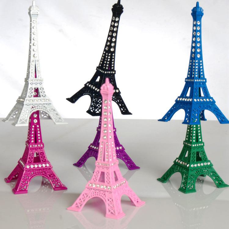 13cm Eiffel Tower Rhinestone Ornament: DIY Crystal Zakka Sticker