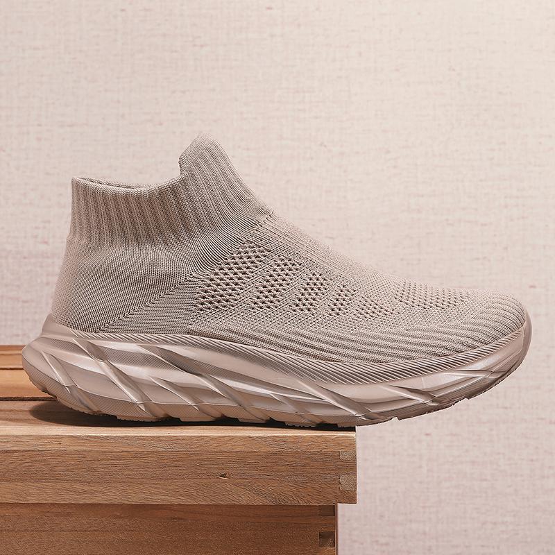 Unisex Plateauschuhe Hip-Top Herren Atmungsaktive Socken Lässige Sport-Wanderschuhe für Damen