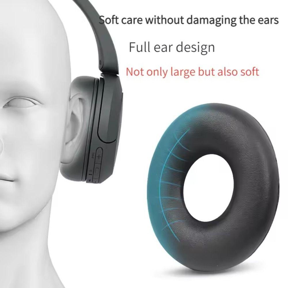 Professional Leather Ear Pads Noise-Cancelling Replacement Earbuds Cover Soft Ear Cushion Headphones Accessories