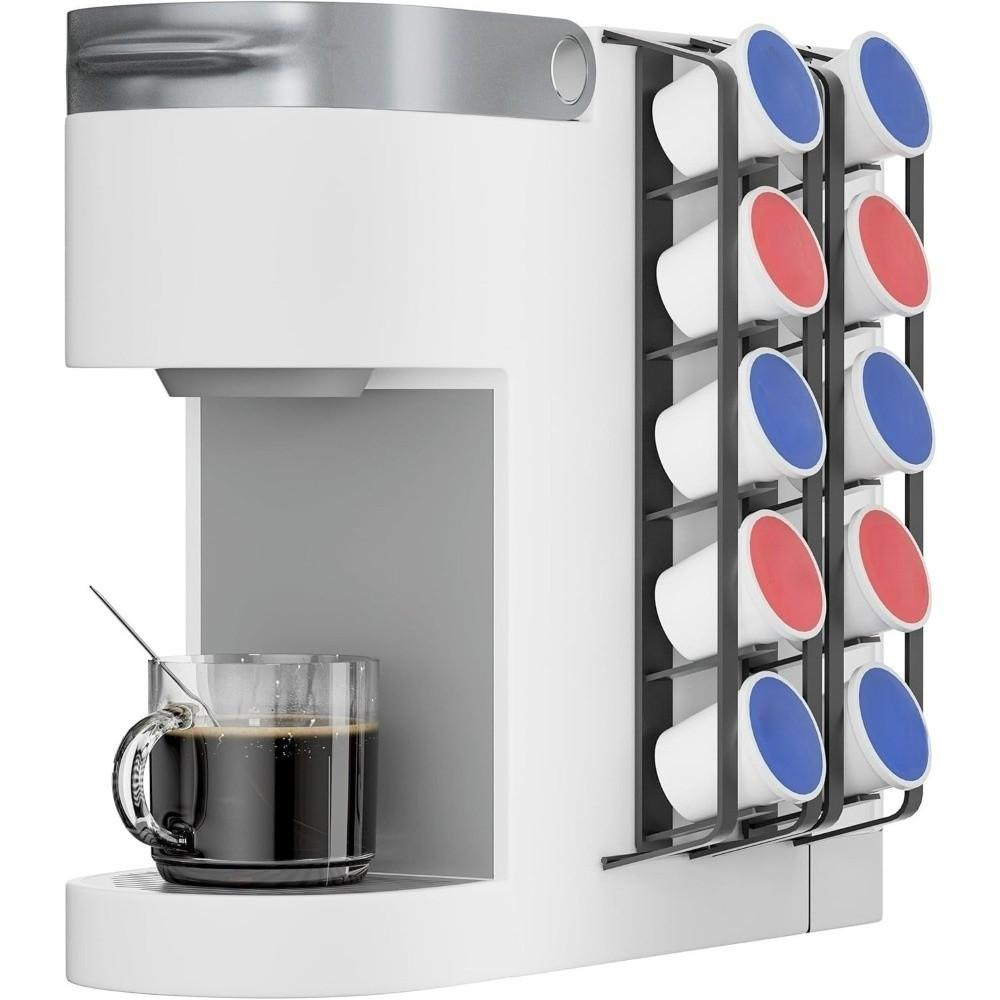 Punch-free Design Coffee Capsule Rack Slide Rail Wall-mounted Rack  Home Coffee Station