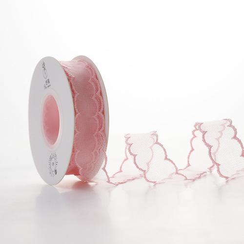 Yards Fishtail Organza Ribbon Crafts Bow Polyester Silk Satin Ribbons 4cm Shiny Silk Ribbons for Decorating Weddings
