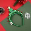 Festival LED Hair Ornament With Star Hairband Red Balls For Holiday Photos Costume Parties Adults Kids