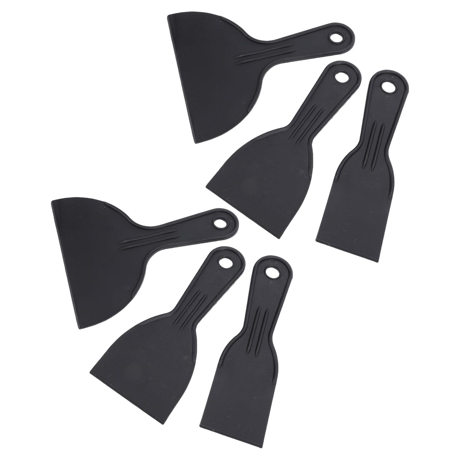 6 PIÈCES Mastic , Grattoirs à Peinture en Plastique Fabriqués en Plastique pour une Flexibilité Contrôlée pour Réparation Peinture Rebouchage Joints