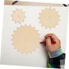 NUOBESTY Wooden Gear Craft 15 Inch Natural Wood Slices for DIY Craft Kit for Educational Craft Home Decoration Set, Pieces, 0.79-1.57 Diameter,