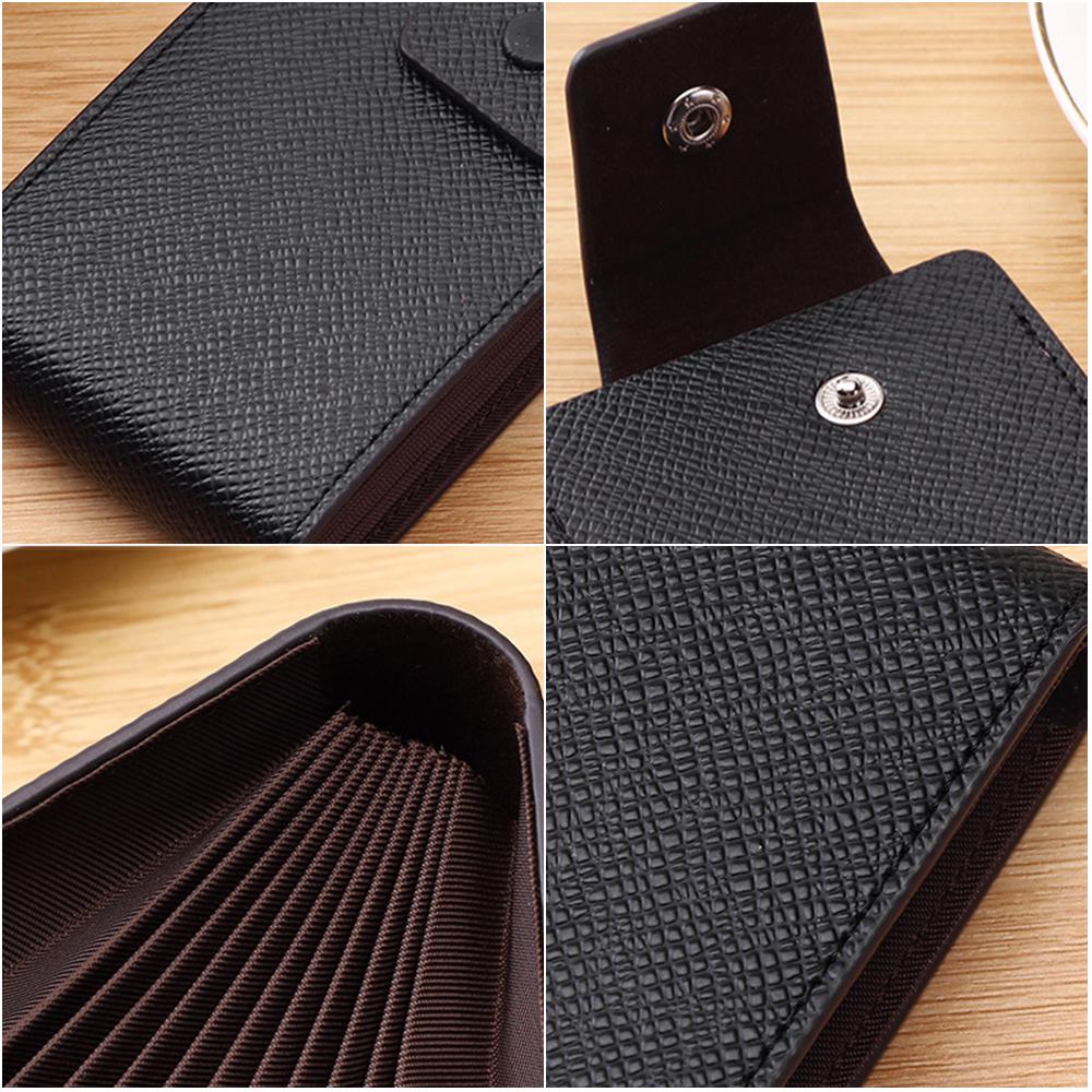 Portfel damski męski portfel skórzany etui na dowód osobisty torebka etui na pieniądze moda z wieloma miejscami na karty etui na karty LXY