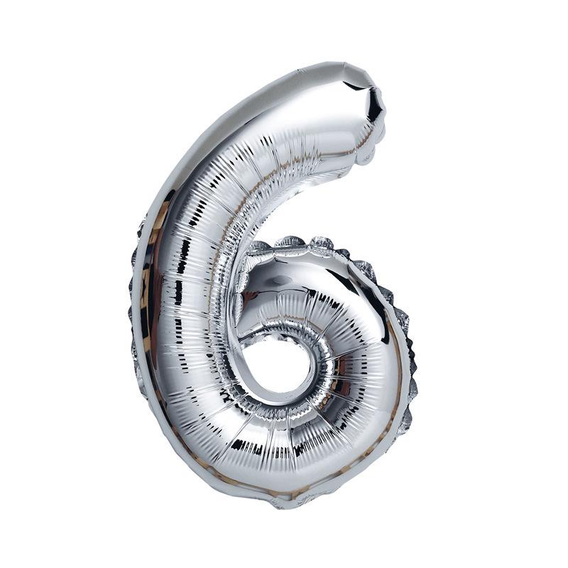 32-Inch Digital Aluminum Balloon for Baby's First Birthday Celebration Decor