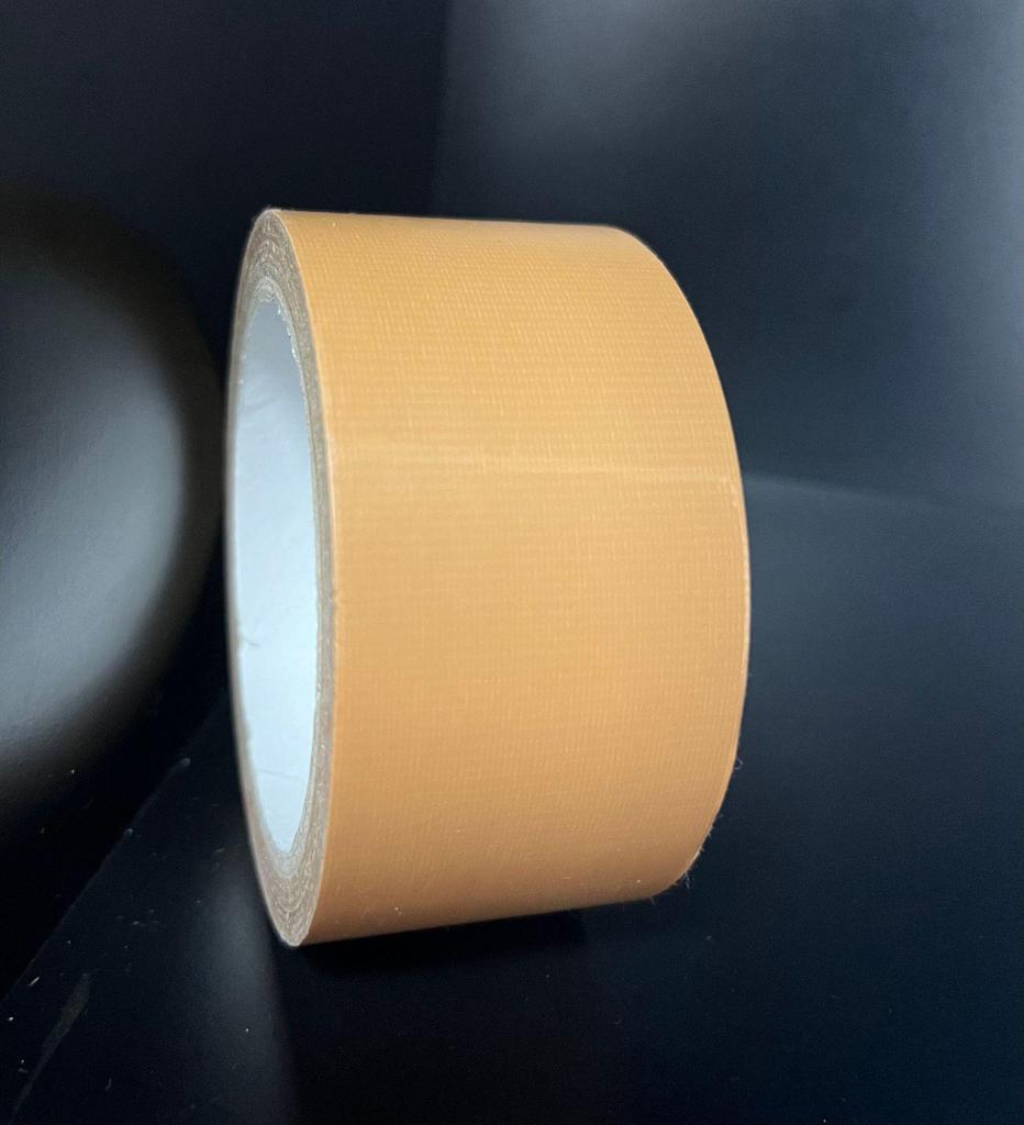 Waterproof Easy-Tear Cloth Texture Carpet Tape with Transparent Base