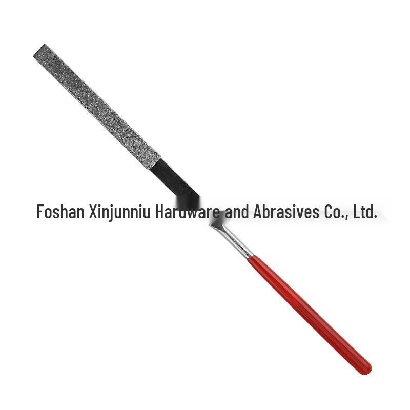 Diamond Grit Shaping Files Set: Electroplated Flat & Round Files for Woodworking